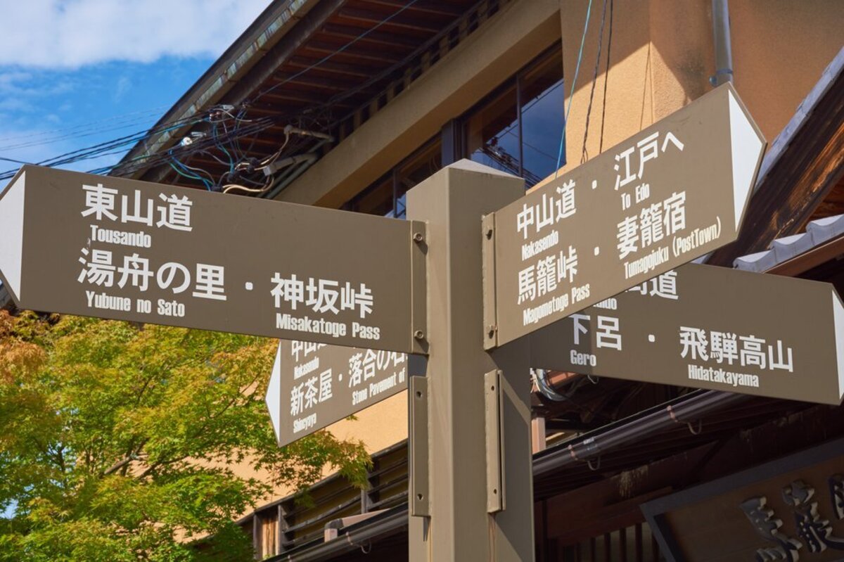 Magome Trail Sign