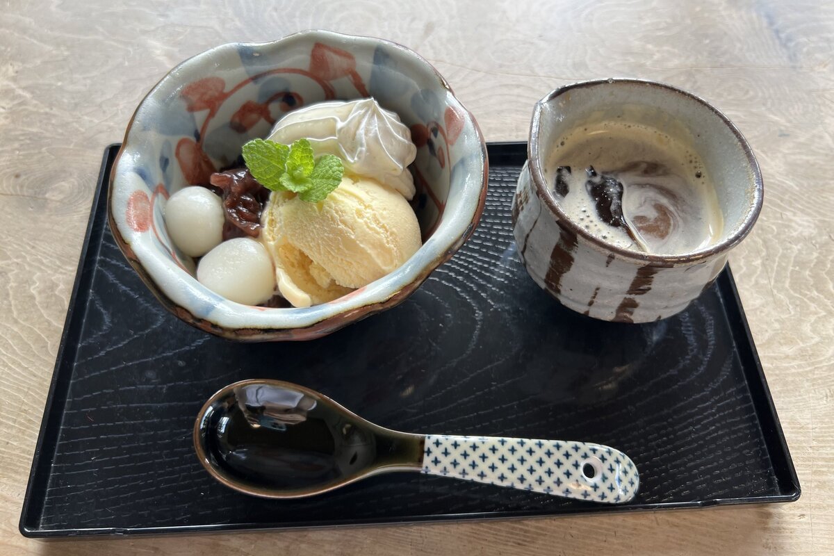 Coffee zenzai (コーヒーぜんざい)